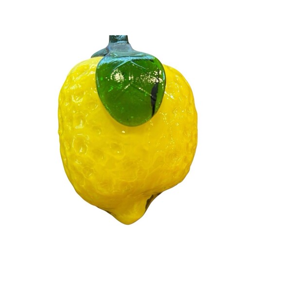 Vintage Glass Lot of 10 Pcs Vegetables & Fruits Murano Style Art Deco - Picture 8 of 11